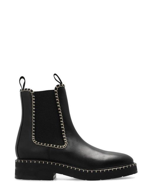 Chloé Noua Chelsea Boots in Black | Lyst