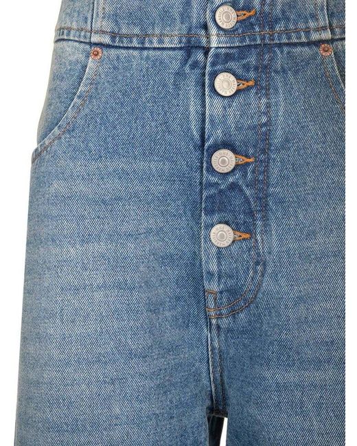 MM6 by Maison Martin Margiela Blue High-Waisted Jeans