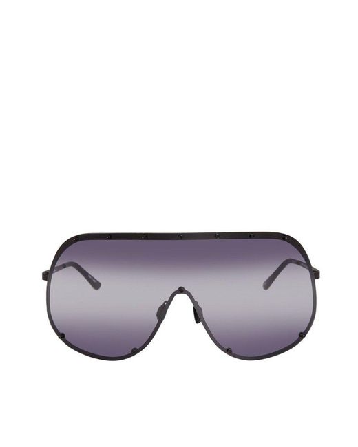 Rick Owens Purple Sunglasses for men