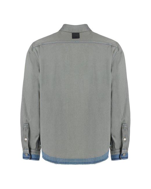 Loewe Denim Shirt in Gray for Men Lyst