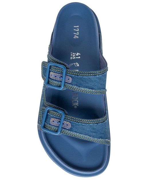 Birkenstock 1774 Arizona Denim Slippers in Blue for Men | Lyst UK