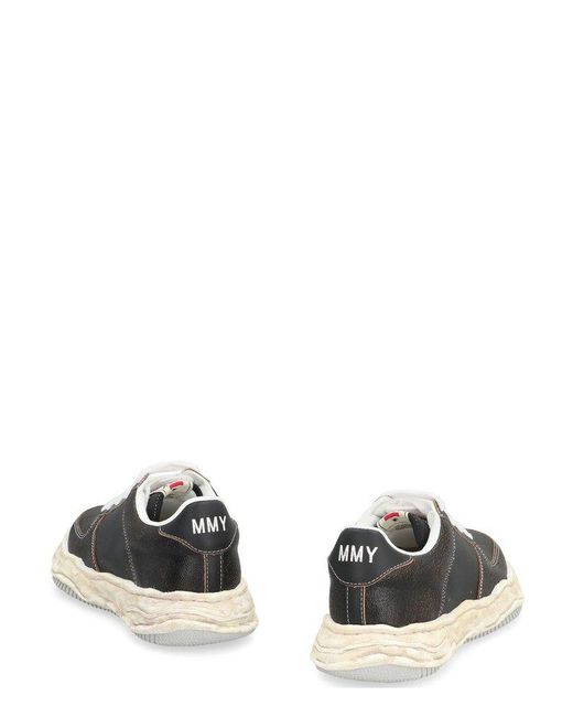 Maison Mihara Yasuhiro Black Wayne Lace-up Sneakers for men
