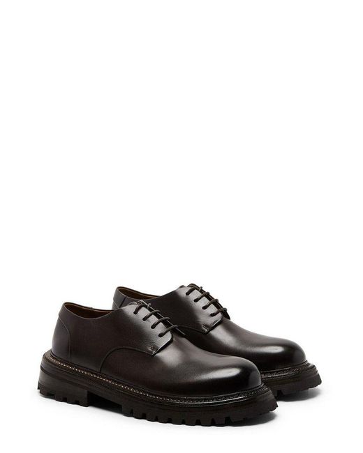 Marsèll Black Carrucola Derby Shoes for men