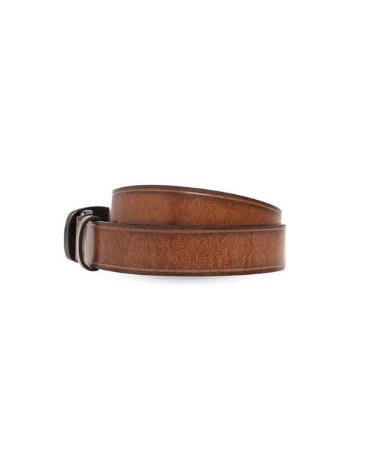 DSquared² Brown Logo-buckle Fastened Belt for men