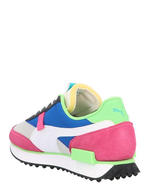 multi color puma sneakers