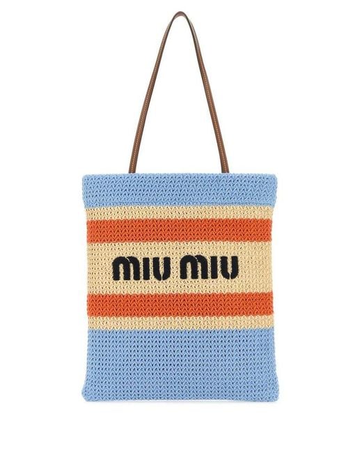 Miu Miu Blue Handbags