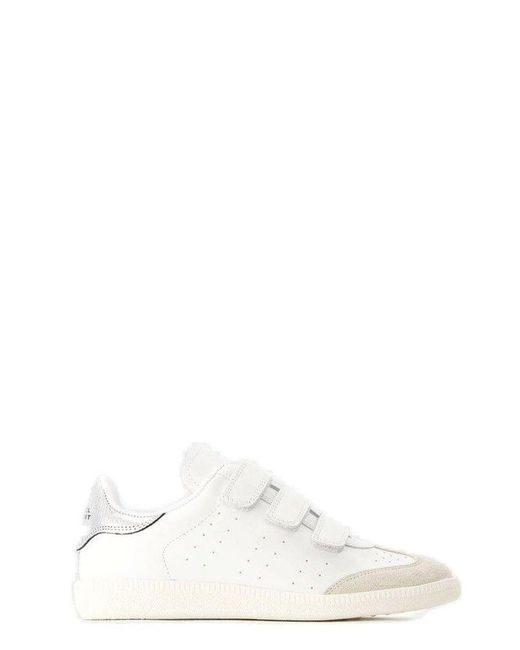 Isabel Marant White Round-toe Sneakers