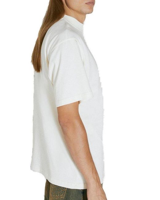 Eytys White Ferris Crewneck T-Shirt for men