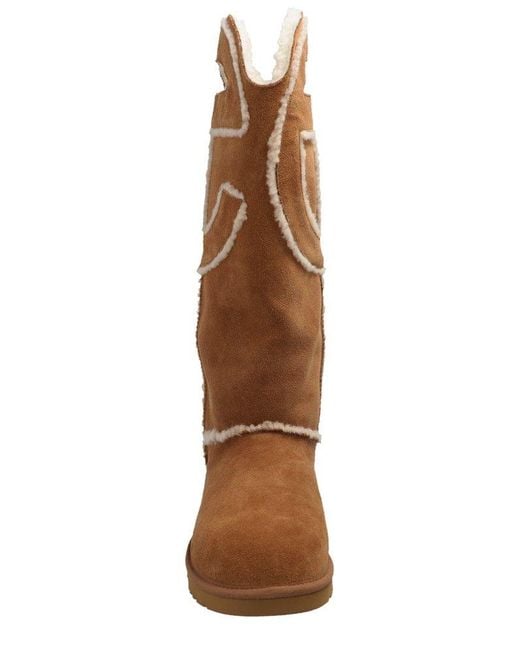 Ugg Brown X Telfar Logo Tall Boots for men