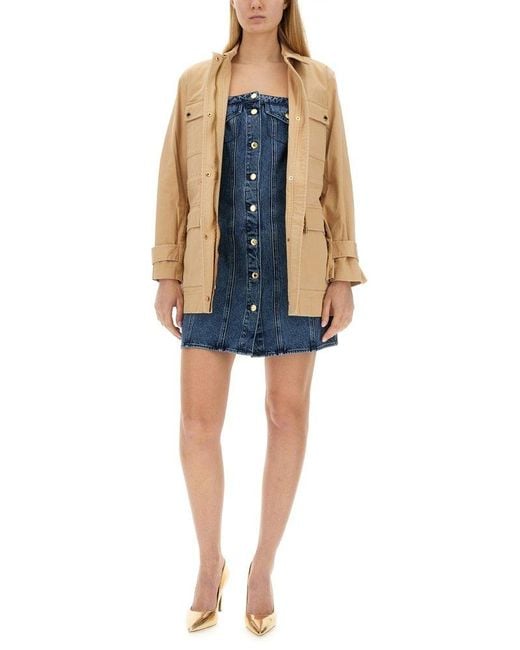 Michael Kors Natural Jacket With Cargo Pockets