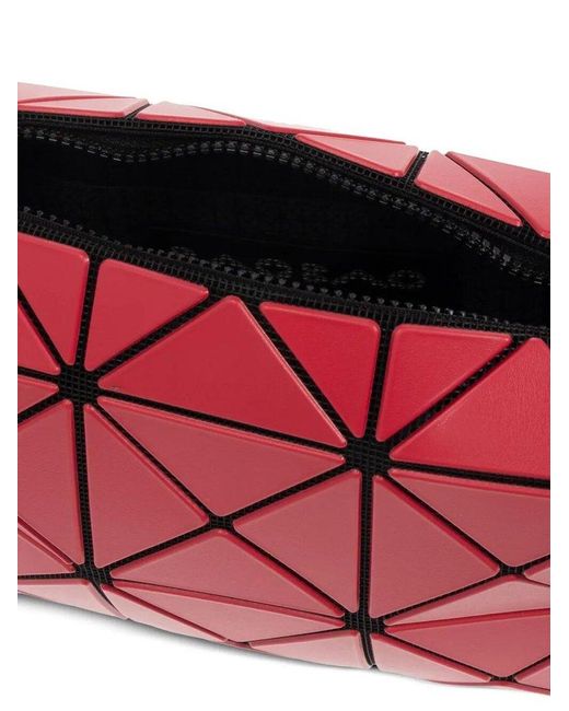 Issey Miyake Red Cuboid Shoulder Bag