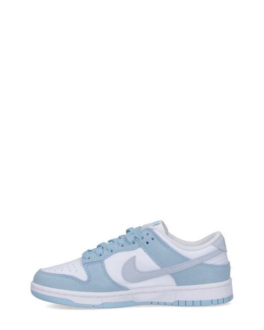 Nike Blue Dunk Low Lace-Up Sneakers