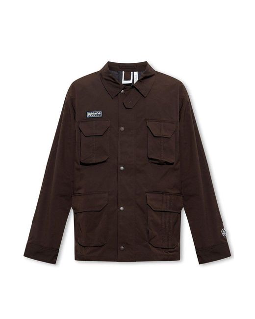 Adidas Originals Brown Spzl Haslingden Jacket Dark for men