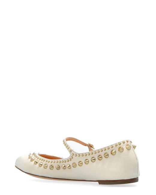 Agl Attilio Giusti Leombruni Natural Rocket Mary Jane Flats