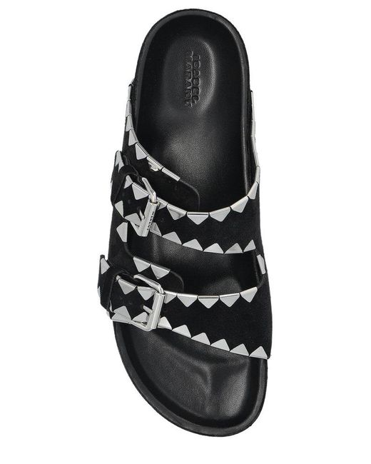 Isabel Marant Black Lennyo Slides