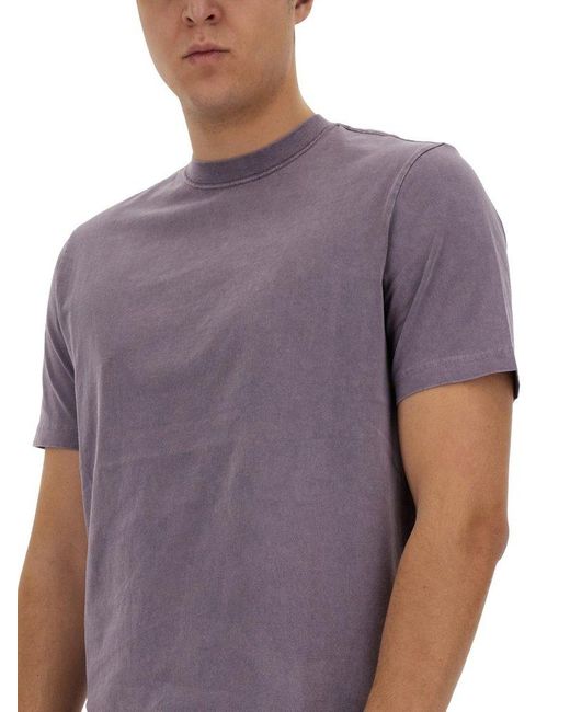 PS by Paul Smith Purple T-Shirt With Logo for men