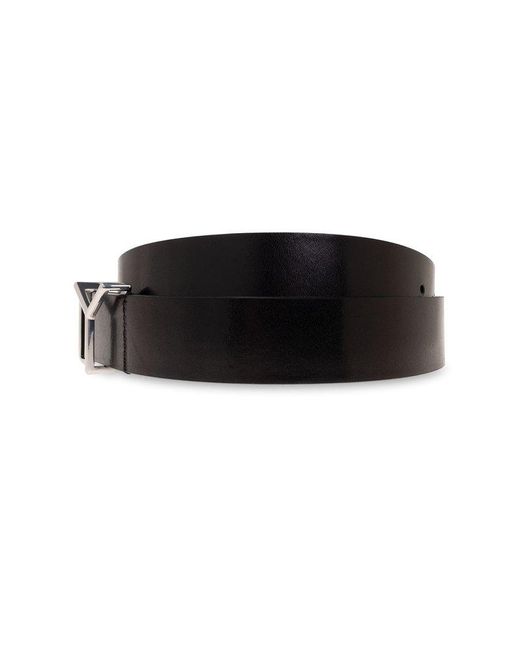 Y. Project Black Y Project Leather Belt for men