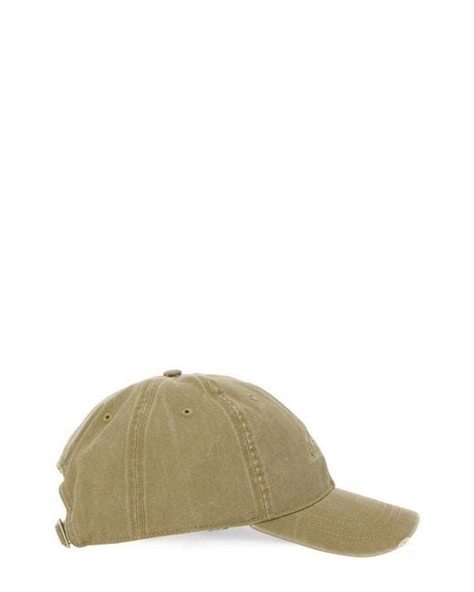AMISH Green Distressed Baseball Cap for men