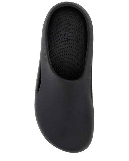 CROCSTM Black Logo-Embossed Slip-On Sandals for men