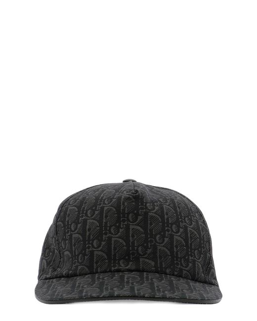 Dior Gray Oblique Baseball Cap for men