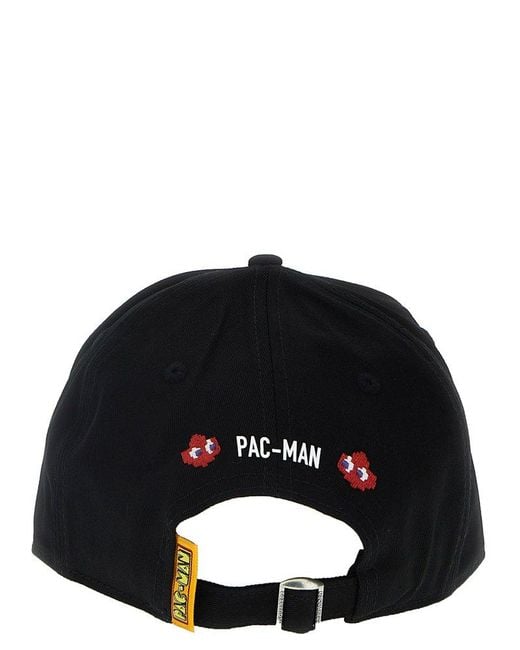 DSquared² Black Pac-man Hats for men