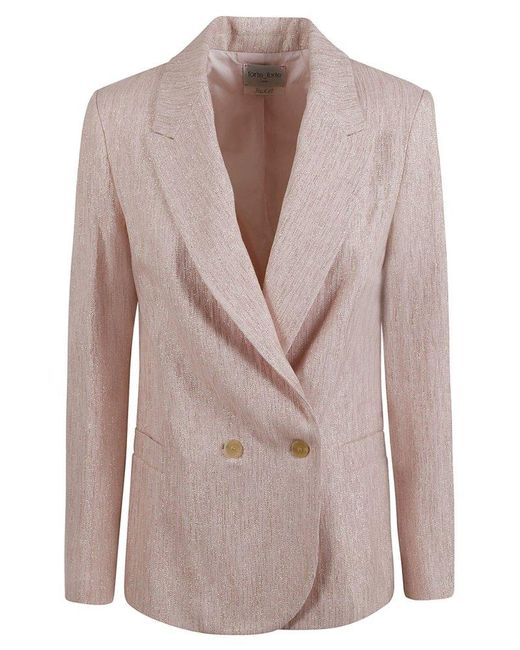 Forte Forte Natural Double-breasted Tailored Blazer
