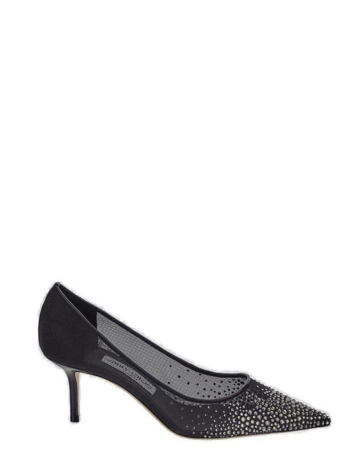 Jimmy Choo Love Pump in Black | Lyst