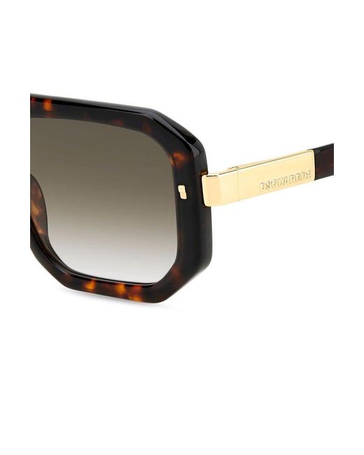 DSquared² Multicolor Square Frame Sunglasses for men