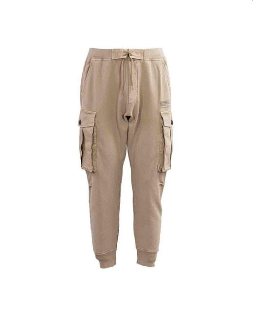 DSquared² Natural Cargo joggers for men