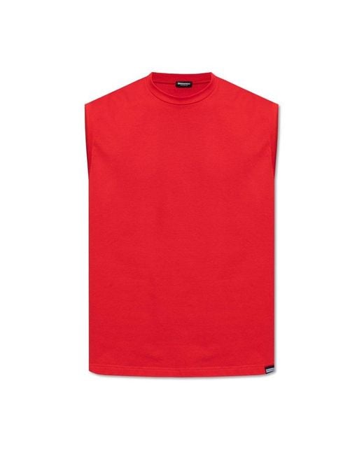 DSquared² Red Cotton T-shirt, for men