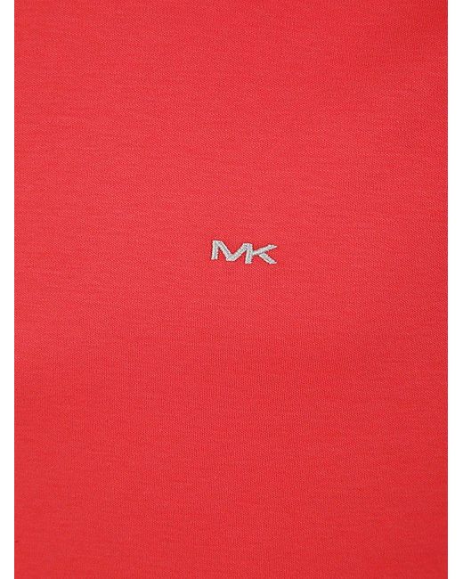 Michael Kors Red Sleek Mk Polo for men