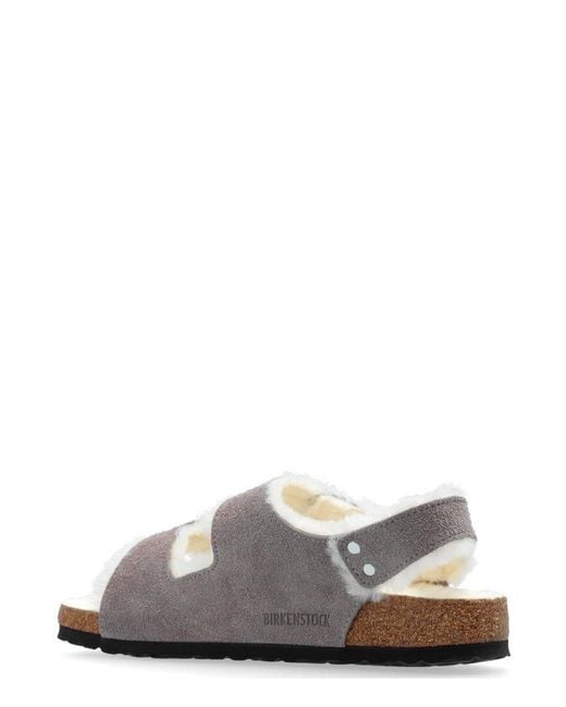 Birkenstock White Classic Cozy Sandals