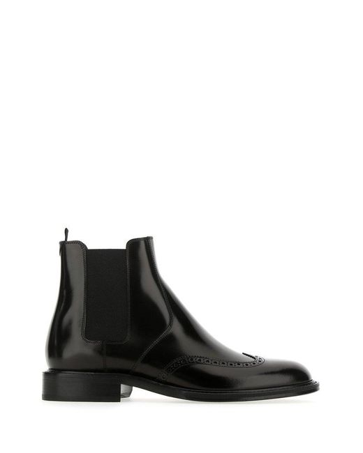 Saint Laurent Army Chelsea Boots in Black for Men Lyst