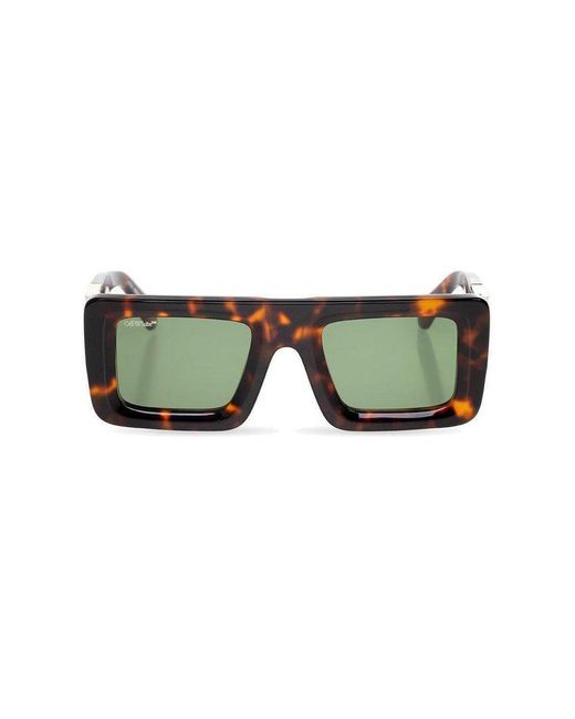 Off-White c/o Virgil Abloh Green Leonardo Sunglasses for men