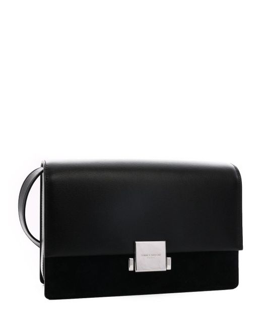 Saint Laurent Bellechasse Shoulder Bag Leather Black