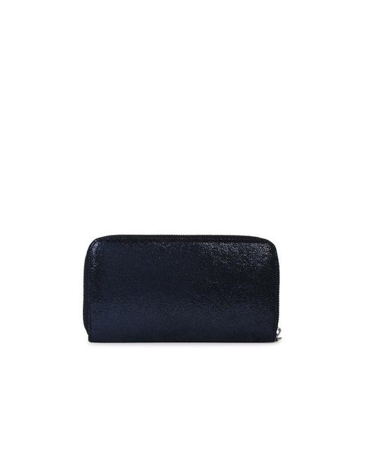 Stella McCartney Blue Recycled Polyester Wallet