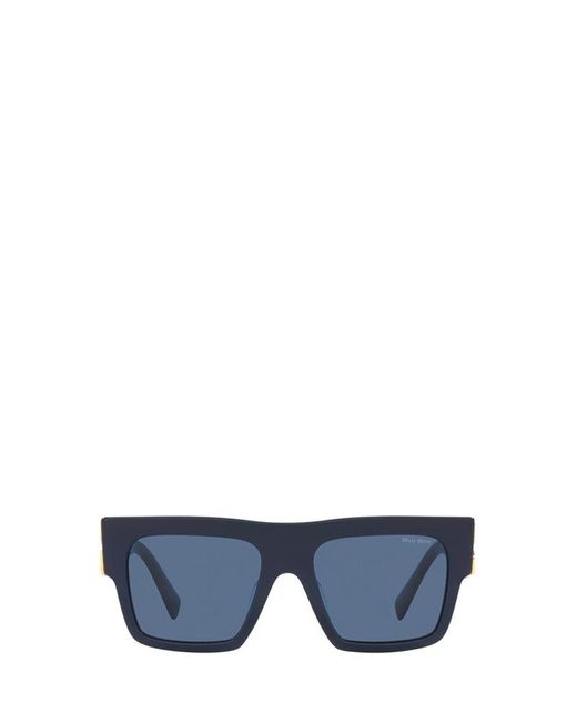 Miu Miu Blue Square-frame Sunglasses