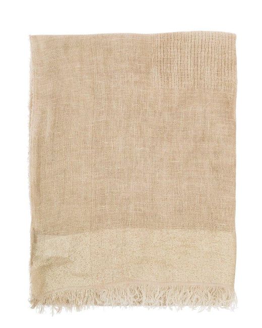 Antonelli Natural Kylie Fringed Scarf