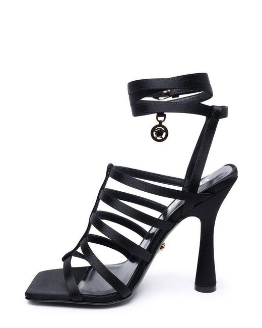 Versace Black Lycia Buckle-fastened Sandals