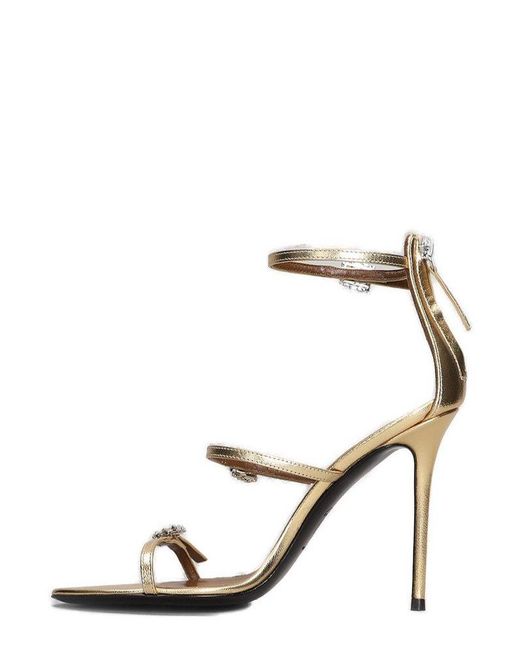 Giuseppe Zanotti Metallic Embellished Heeled Sandals