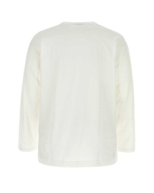 Yohji Yamamoto White T-Shirt for men