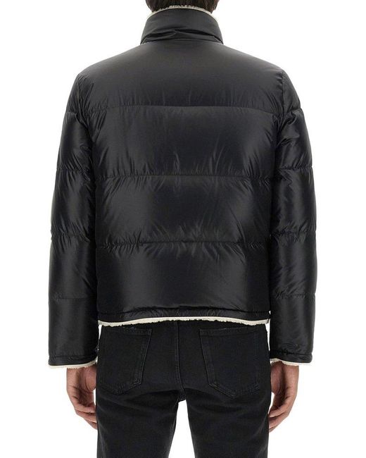 Saint Laurent Black Faux Shearling Jacket for men