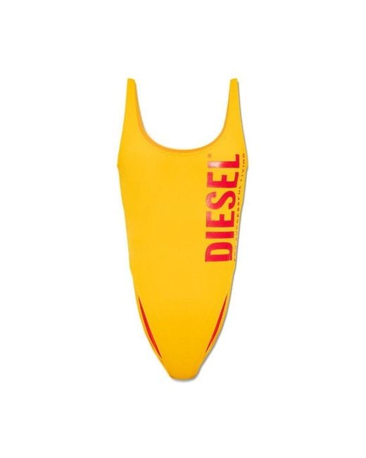 DIESEL Orange 'bfsw-pamela' One-piece Swimsuit