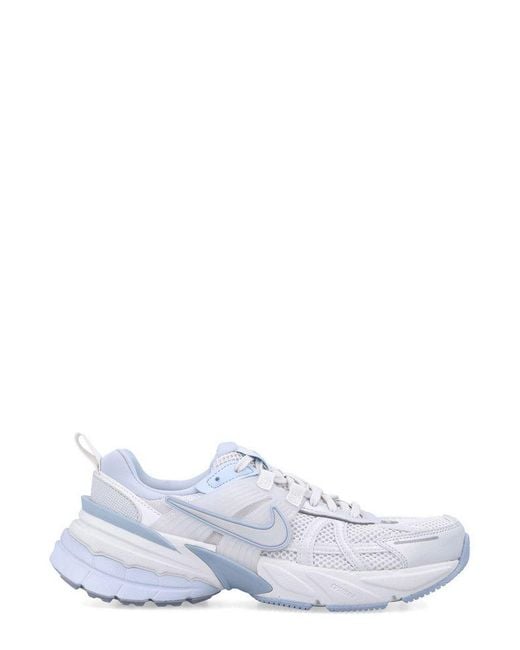 Nike White V2K Run Lace-Up Sneakers