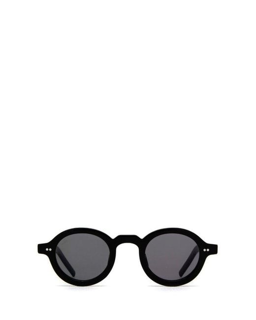 AKILA Black Kaya Round Frame Sunglasses