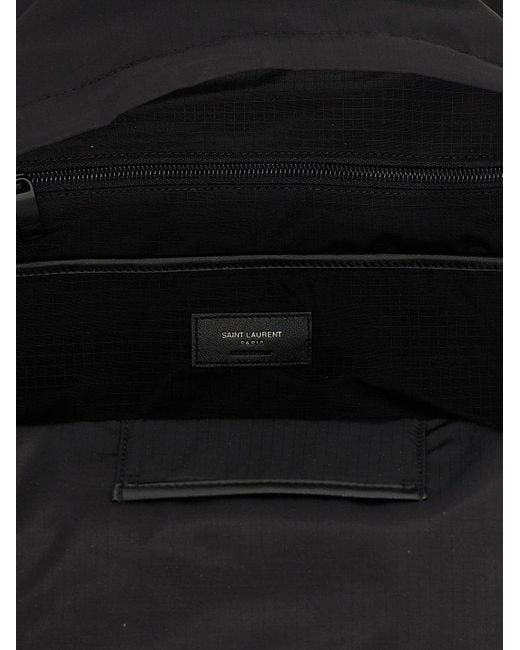 Saint Laurent Black 'City' Backpack for men
