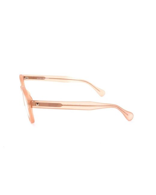 Linda Farrow Black X Matthew Williamson Oval Frame Glasses