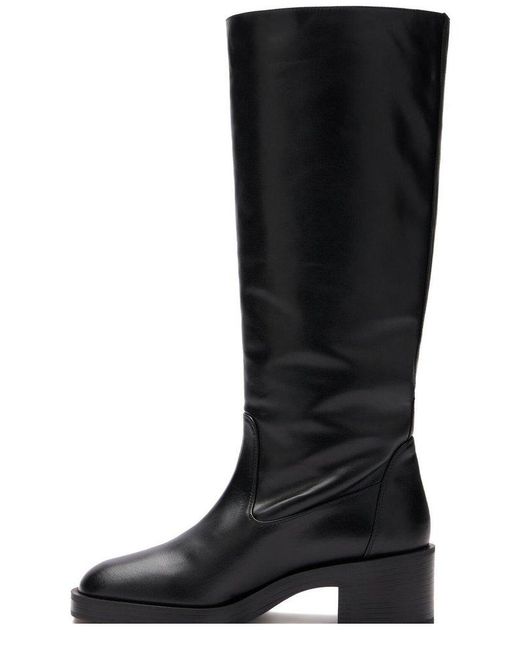 Stuart Weitzman Black Kaia Knee High Boots