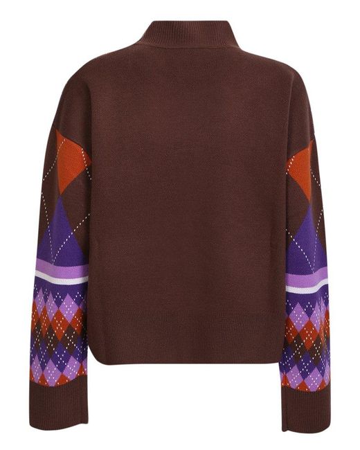 Versace Purple Sweaters