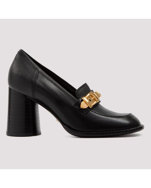 Gucci Mid-heel Loafer With Chain in Black | Lyst